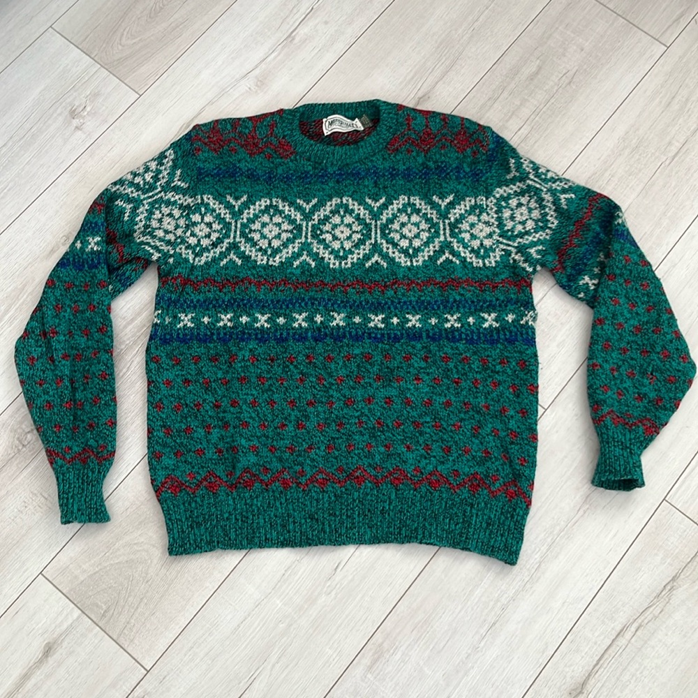 Vintage American Eagle wool sweater. Size L